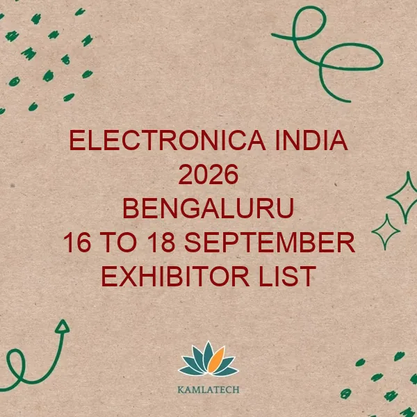 Electronica India Bengaluru 2026 Exhibitor List (814 Exhibitors)